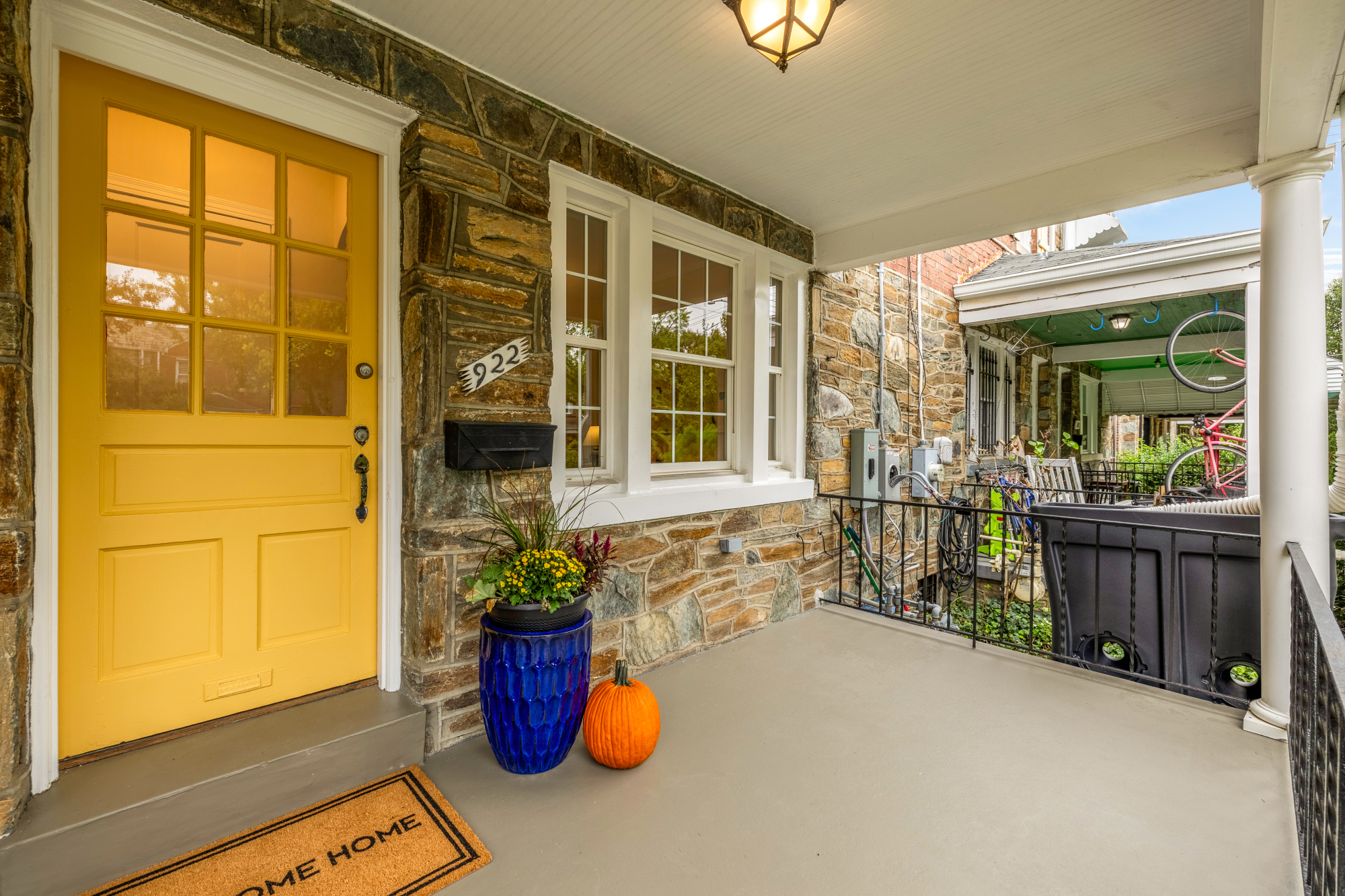 922 Perry Place NE DC  front door